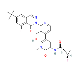 2D structure of the orthosteric ligand