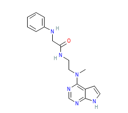 2D structure of the orthosteric ligand