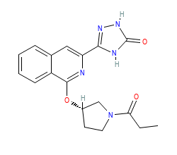 2D structure of the orthosteric ligand