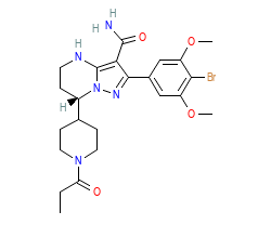 2D structure of the orthosteric ligand