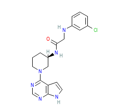 2D structure of the orthosteric ligand