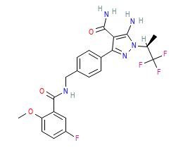 2D structure of the orthosteric ligand