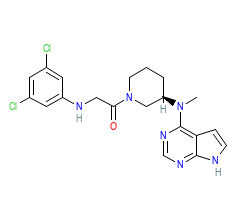 2D structure of the orthosteric ligand