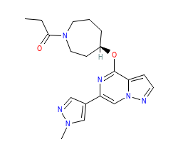 2D structure of the orthosteric ligand