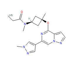 2D structure of the orthosteric ligand