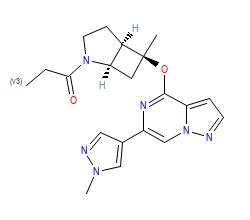 2D structure of the orthosteric ligand