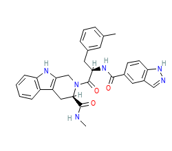 2D structure of the orthosteric ligand