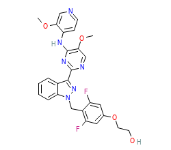 2D structure of the orthosteric ligand