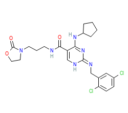2D structure of the orthosteric ligand