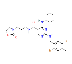 2D structure of the orthosteric ligand