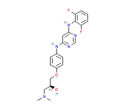 2D structure of the orthosteric ligand