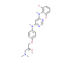2D structure of the orthosteric ligand