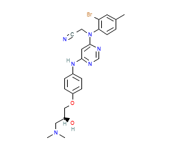 2D structure of the orthosteric ligand