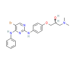2D structure of the orthosteric ligand