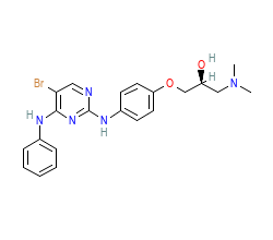 2D structure of the orthosteric ligand