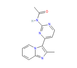 2D structure of the orthosteric ligand