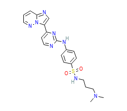 2D structure of the orthosteric ligand