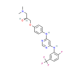 2D structure of the orthosteric ligand
