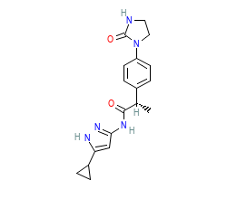 2D structure of the orthosteric ligand