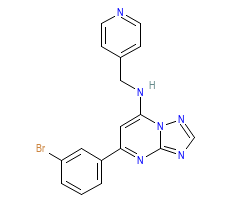 2D structure of the orthosteric ligand