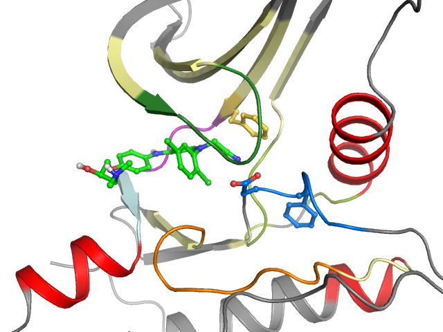 The orthosteric binding pocket
