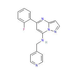 2D structure of the orthosteric ligand