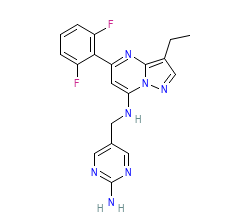 2D structure of the orthosteric ligand