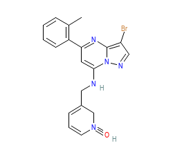2D structure of the orthosteric ligand