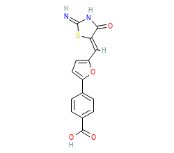 2D structure of the orthosteric ligand