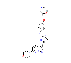 2D structure of the orthosteric ligand