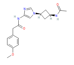2D structure of the orthosteric ligand