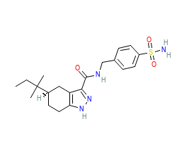 2D structure of the orthosteric ligand