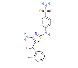 2D structure of the orthosteric ligand