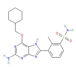 2D structure of the orthosteric ligand