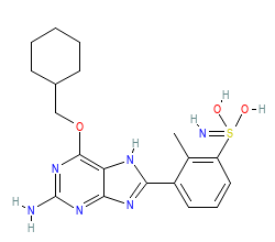 2D structure of the orthosteric ligand