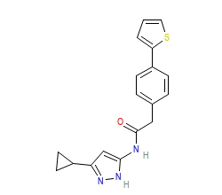 2D structure of the orthosteric ligand