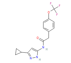 2D structure of the orthosteric ligand