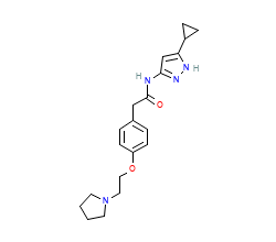 2D structure of the orthosteric ligand