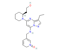 2D structure of the orthosteric ligand