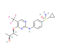 2D structure of the orthosteric ligand