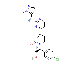 2D structure of the orthosteric ligand