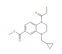 2D structure of the orthosteric ligand