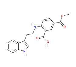 2D structure of the orthosteric ligand