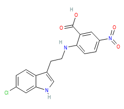 2D structure of the orthosteric ligand