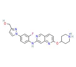 2D structure of the orthosteric ligand
