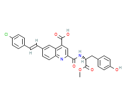 2D structure of the orthosteric ligand