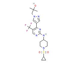 2D structure of the orthosteric ligand