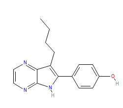 2D structure of the orthosteric ligand
