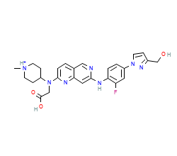 2D structure of the orthosteric ligand