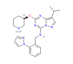 2D structure of the orthosteric ligand